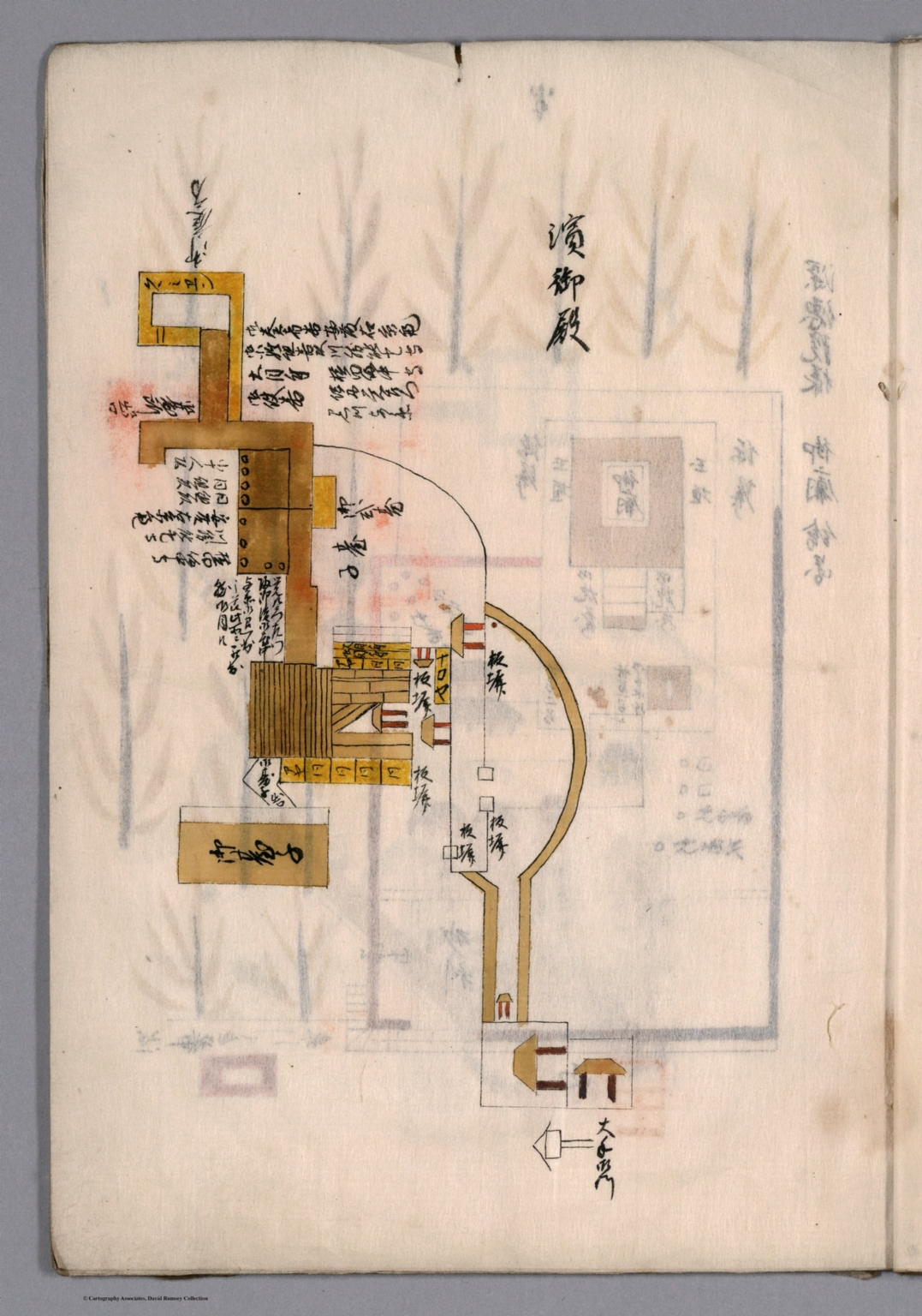 Hama Goten Hama Palace Chuo Ku Tokyo David Rumsey Historical Map Collection