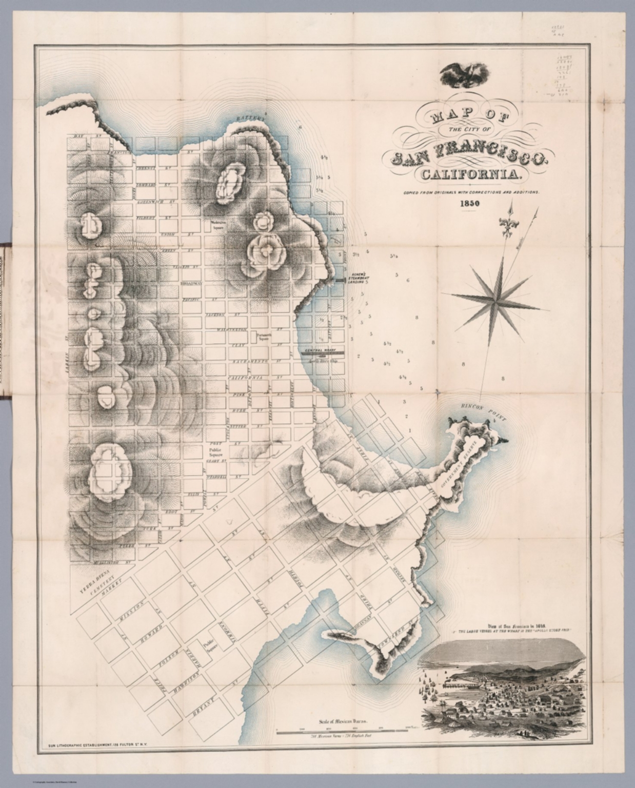 Map Of The City Of San Francisco, California. - David Rumsey Historical ...