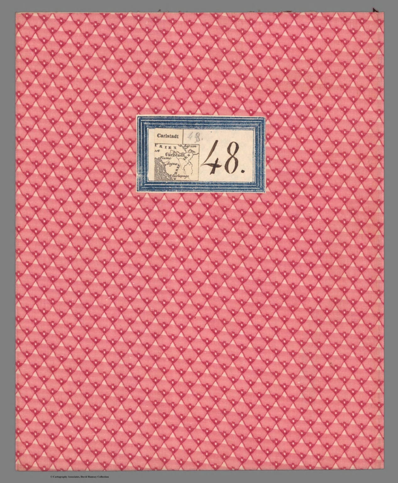 Covers 48. Carlstadt David Rumsey Historical Map Collection