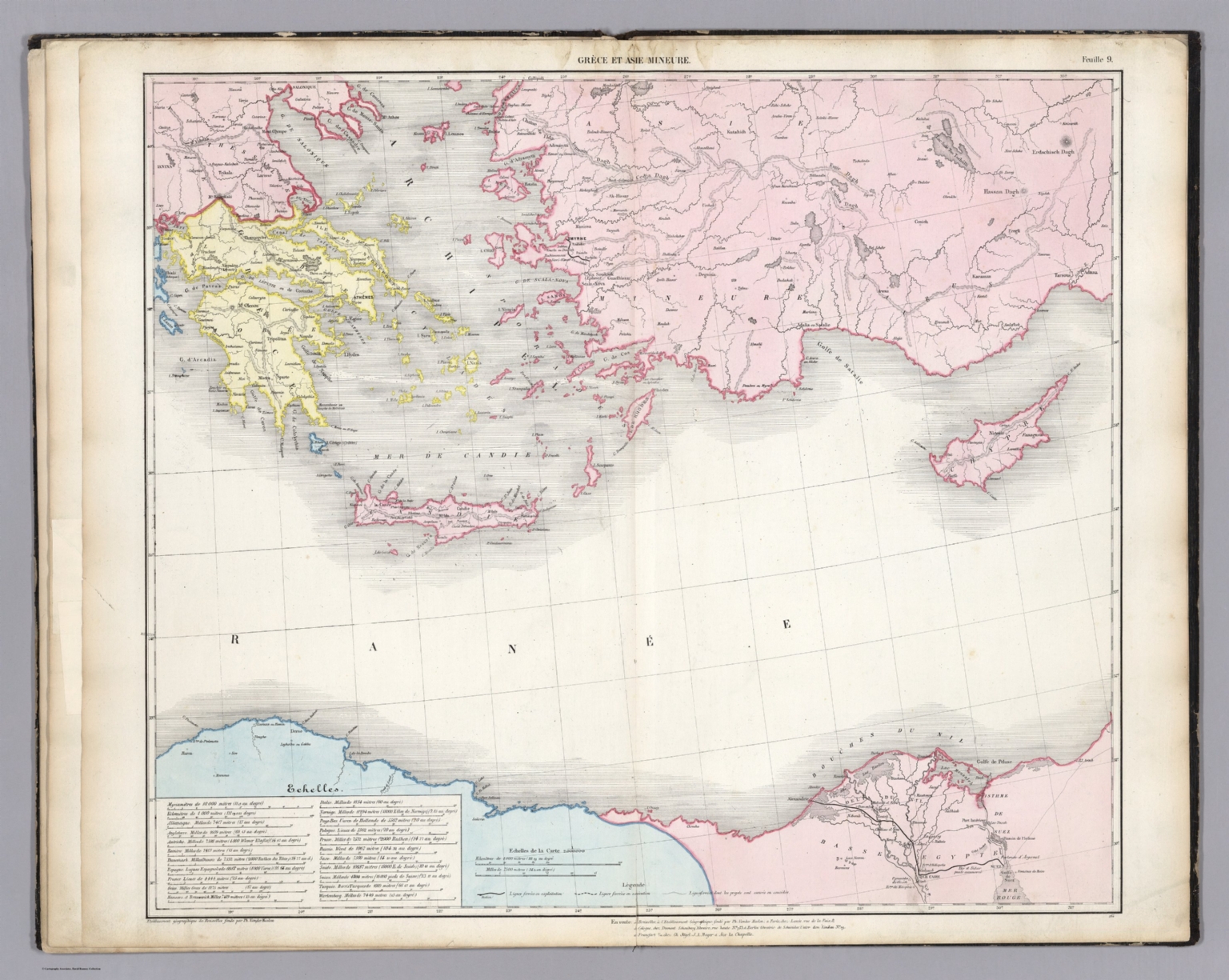 Grece et Asie Mineure - David Rumsey Historical Map Collection