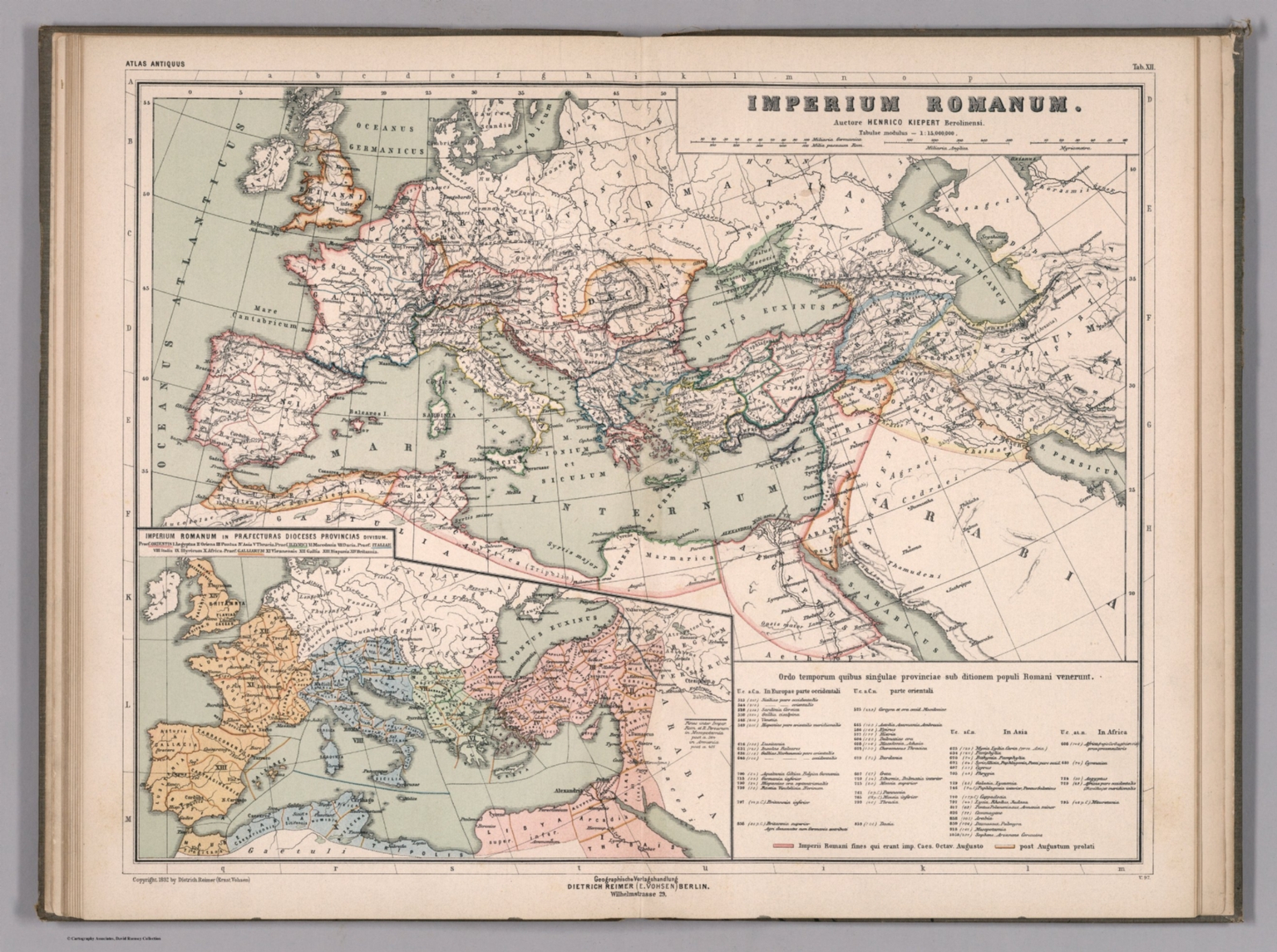 Tab. XII. Imperium Romanum - David Rumsey Historical Map Collection