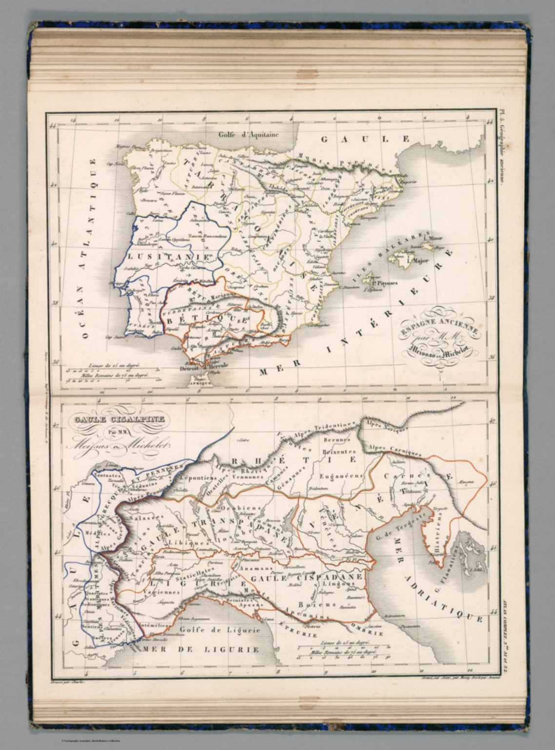 Espagne Ancienne. Gaule Cisalpine. Pl. 5. Geographie ancienne - David ...