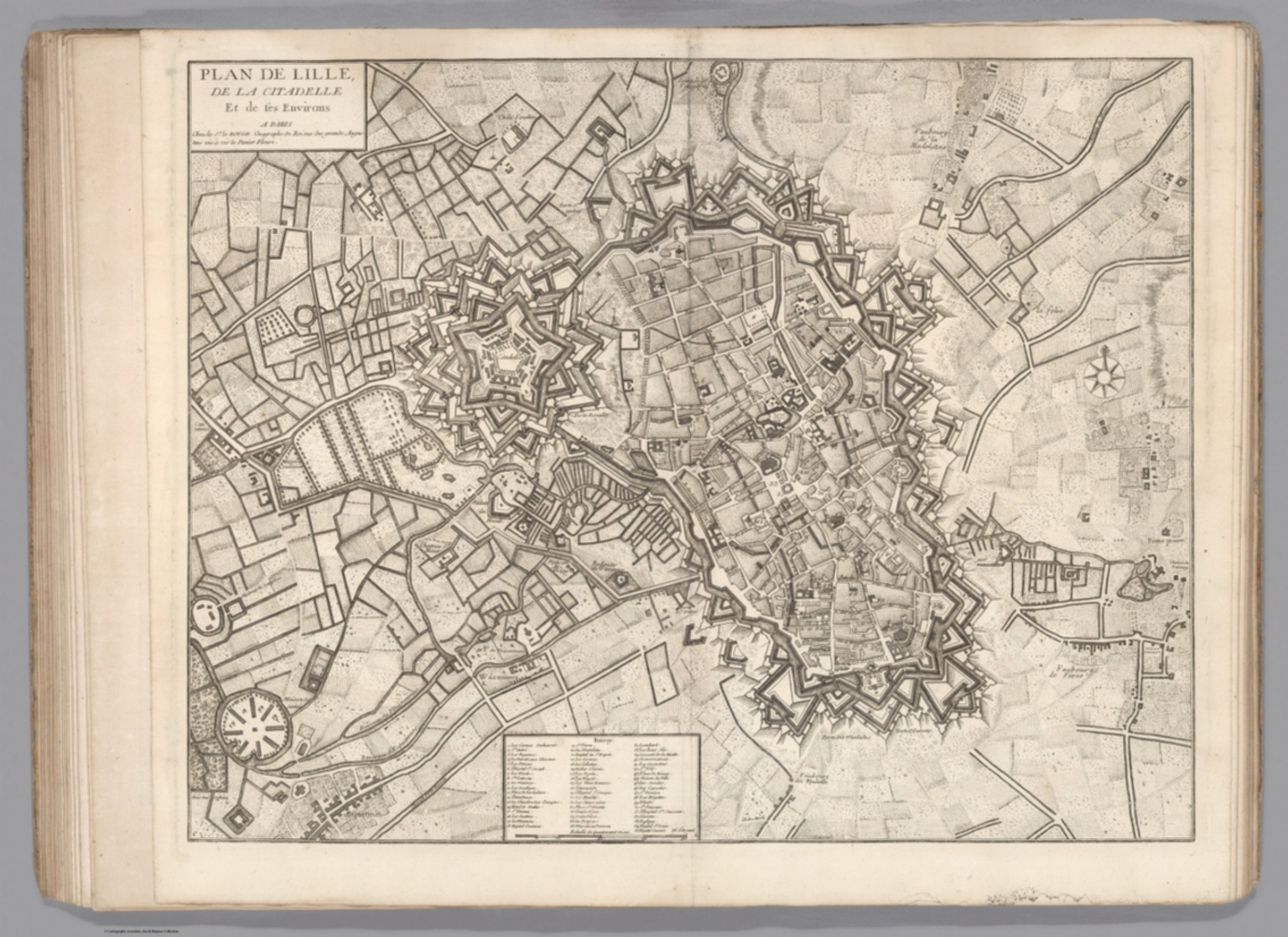 Plan de Lille, de la citadelle et de ses environs - David Rumsey ...