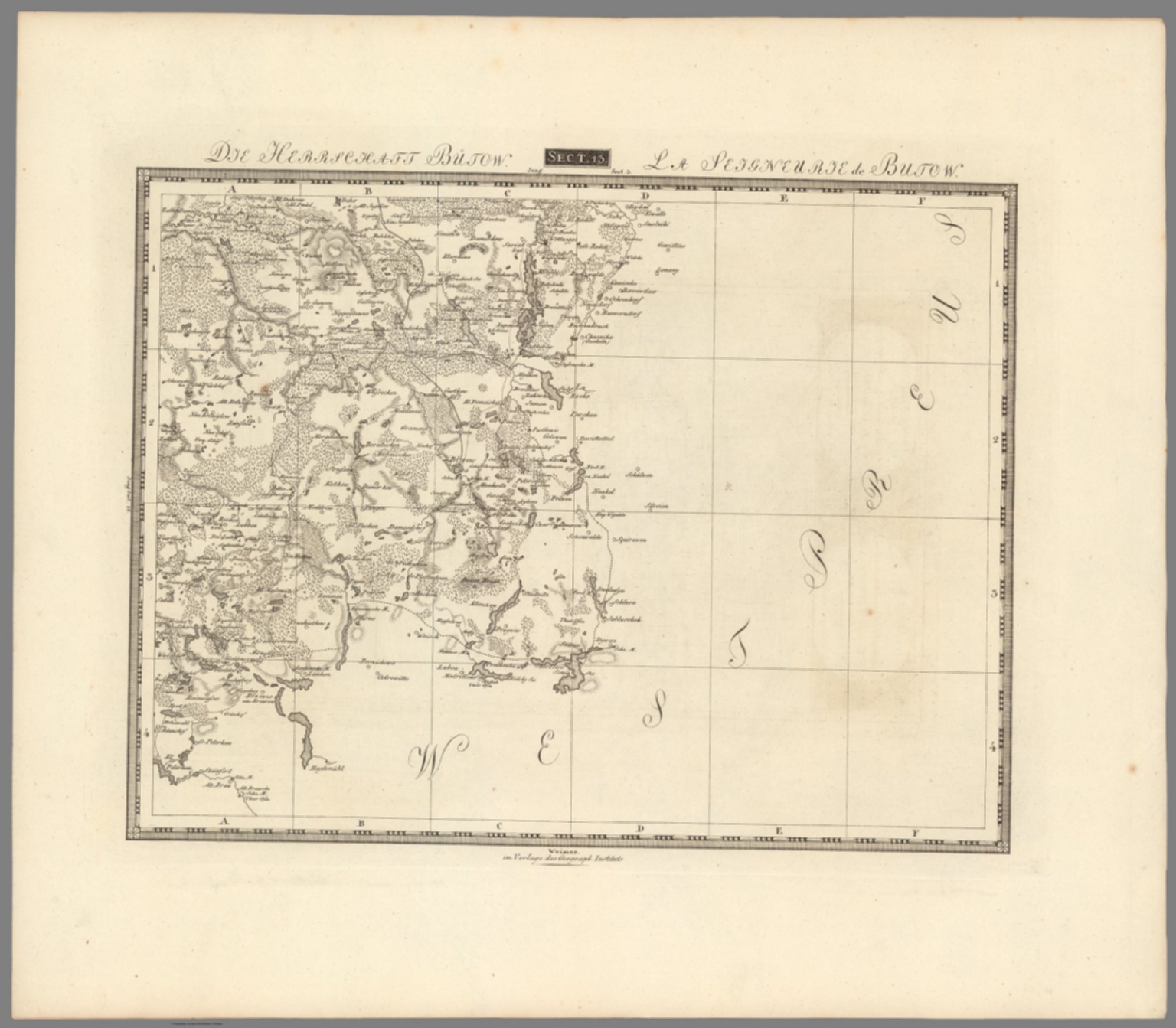 Sect. 13. Die Herrschaft Butow = La Seigneurie de Butow - David Rumsey ...