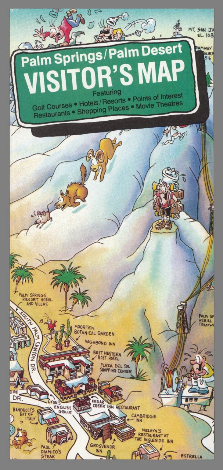 Covers: Palm Springs/Palm Desert visitor's map - David Rumsey ...