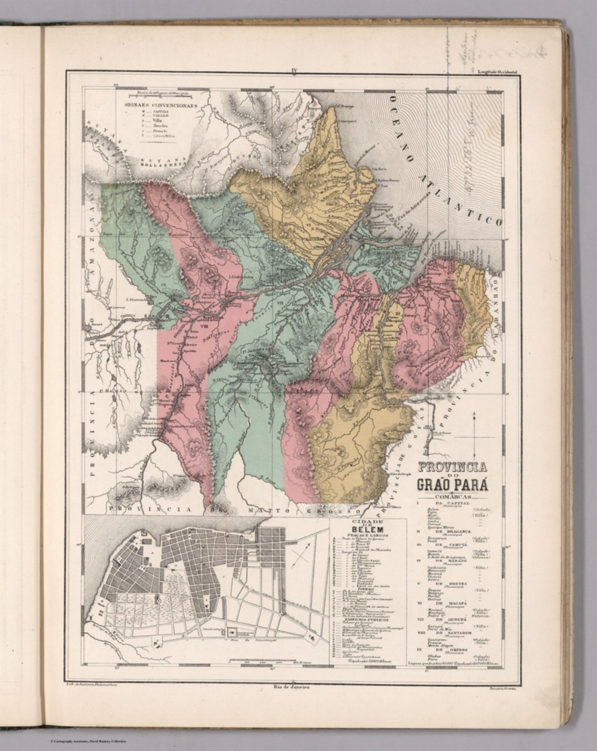 IV. Provincia do Grao Para - David Rumsey Historical Map Collection