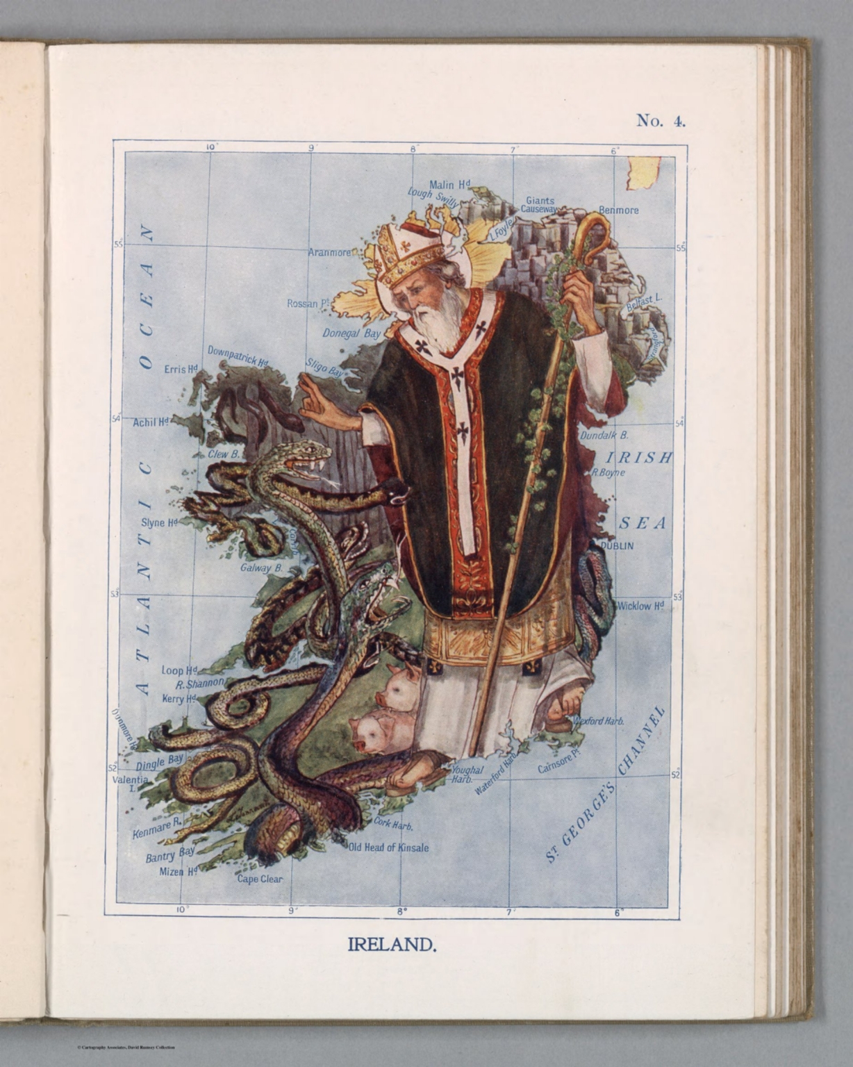 4. Ireland. St. Patrick Commands All the Reptiles to Leave Ireland