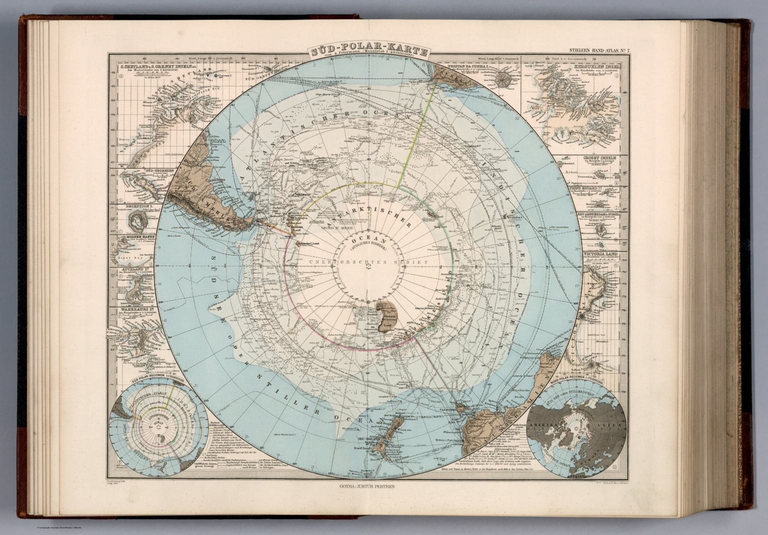 7. Sued-Polar-Karte. - David Rumsey Historical Map Collection