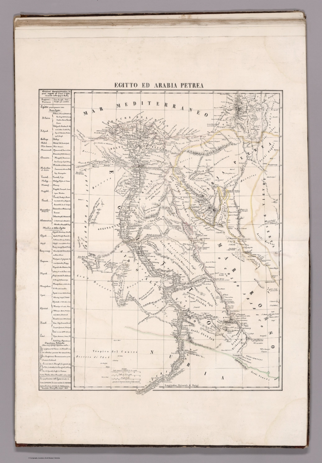 Egitto ed Arabia Petrea. - David Rumsey Historical Map Collection