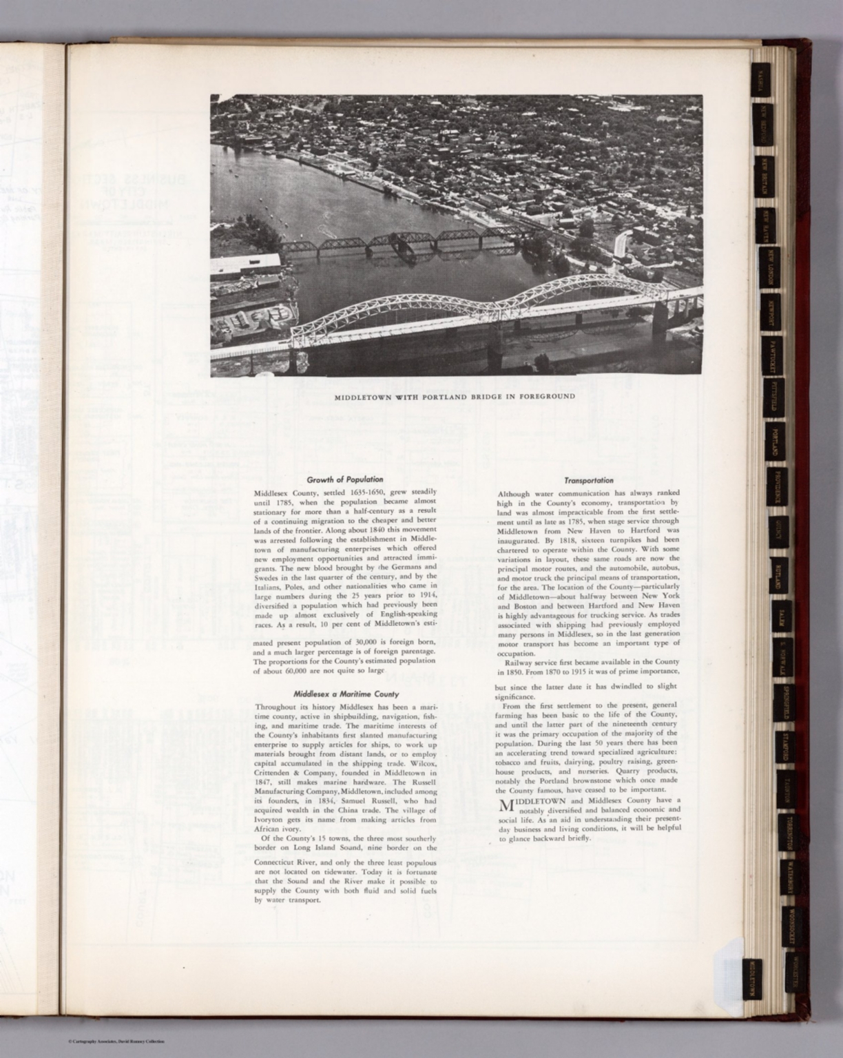 Text Middletown (Connecticut). David Rumsey Historical Map Collection