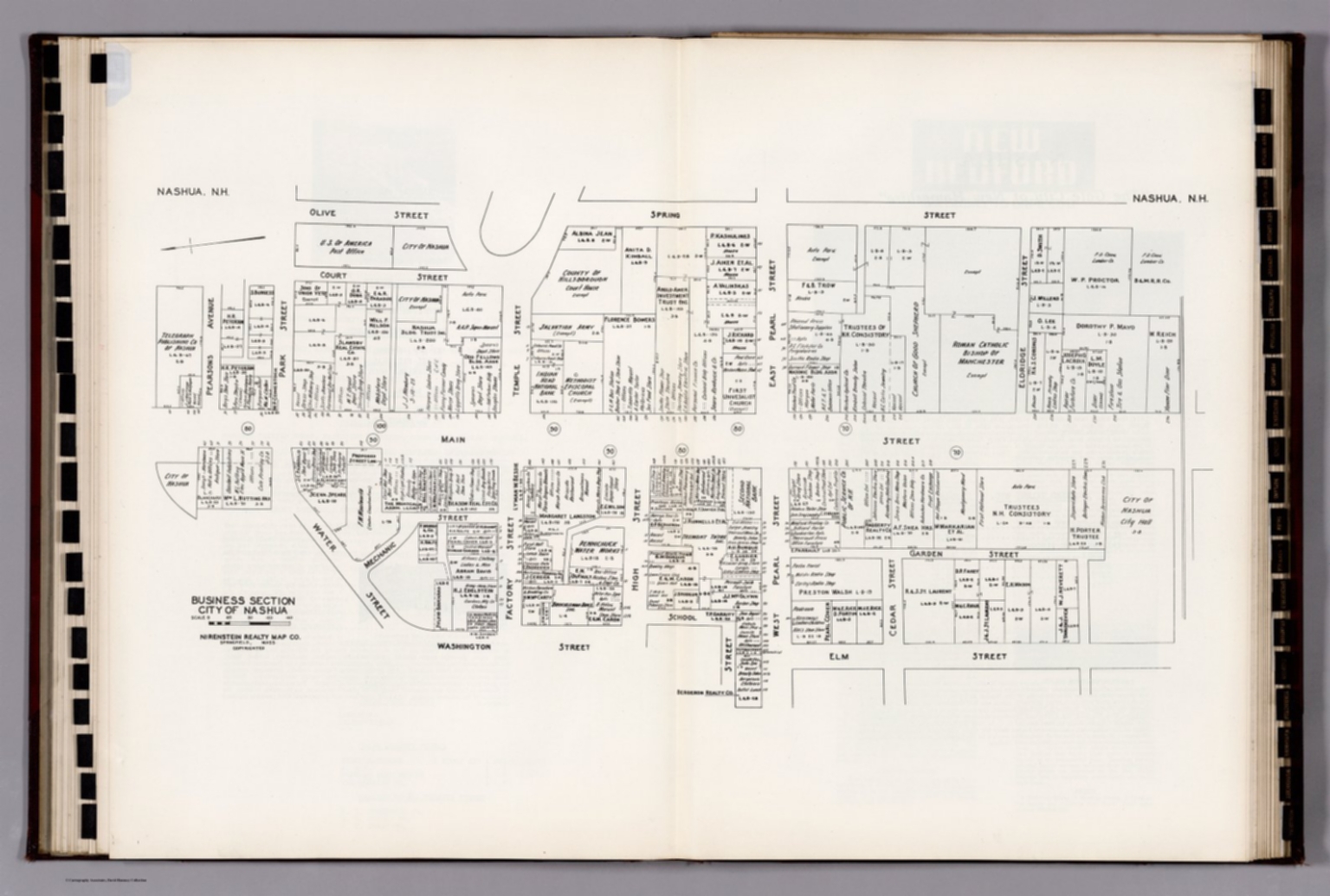 Business Section, City of Nashua (New Hampshire). David Rumsey