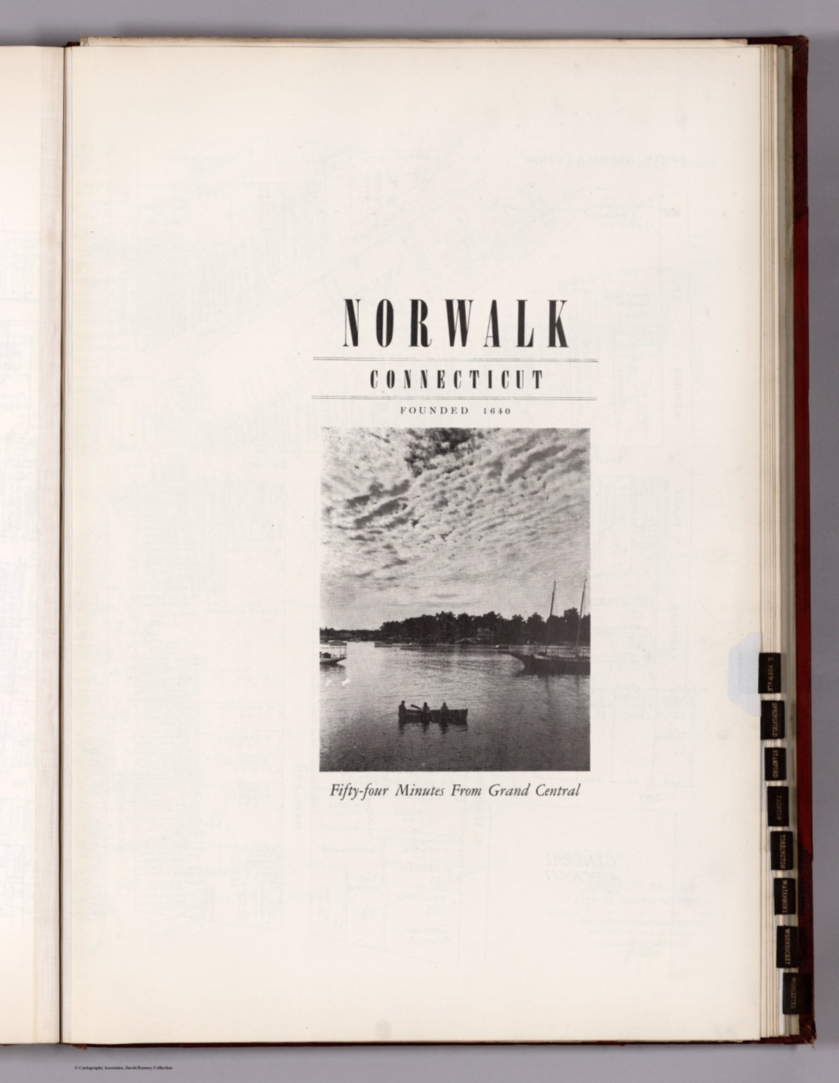 Text Norwalk, Connecticut. David Rumsey Historical Map Collection