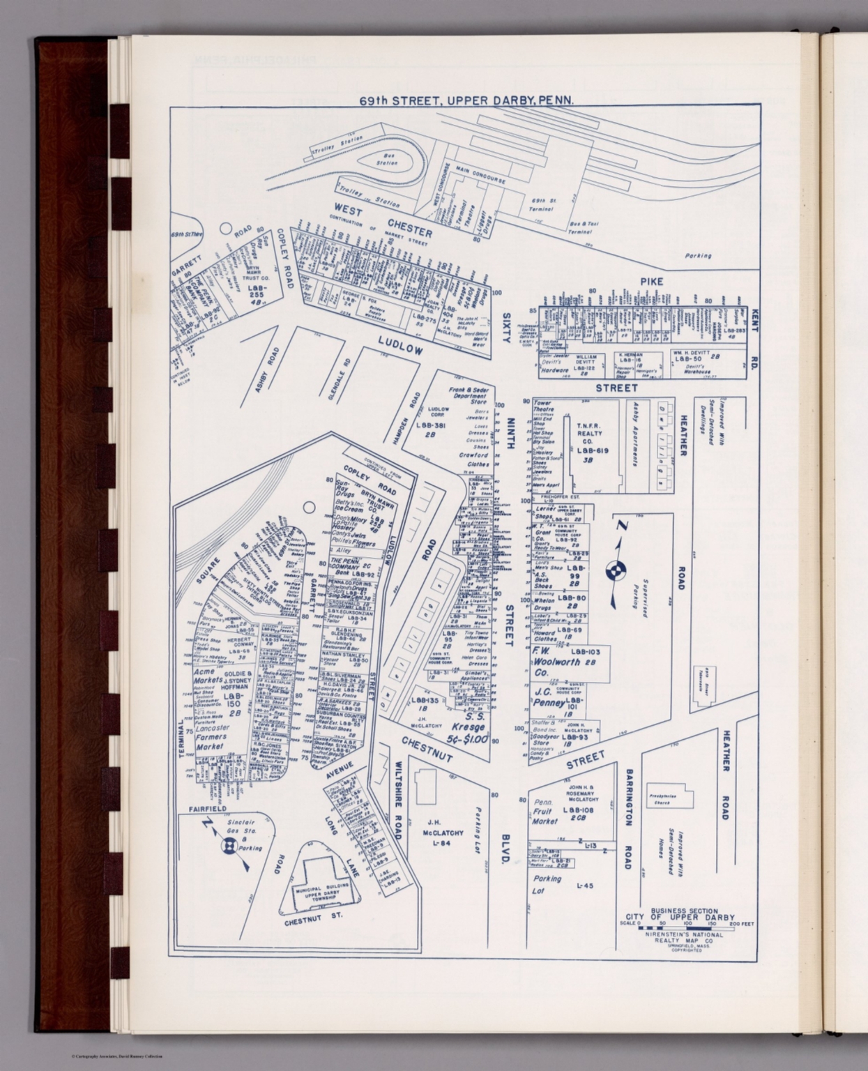 Business Section, City of Upper Darby (Pennsylvania). David Rumsey