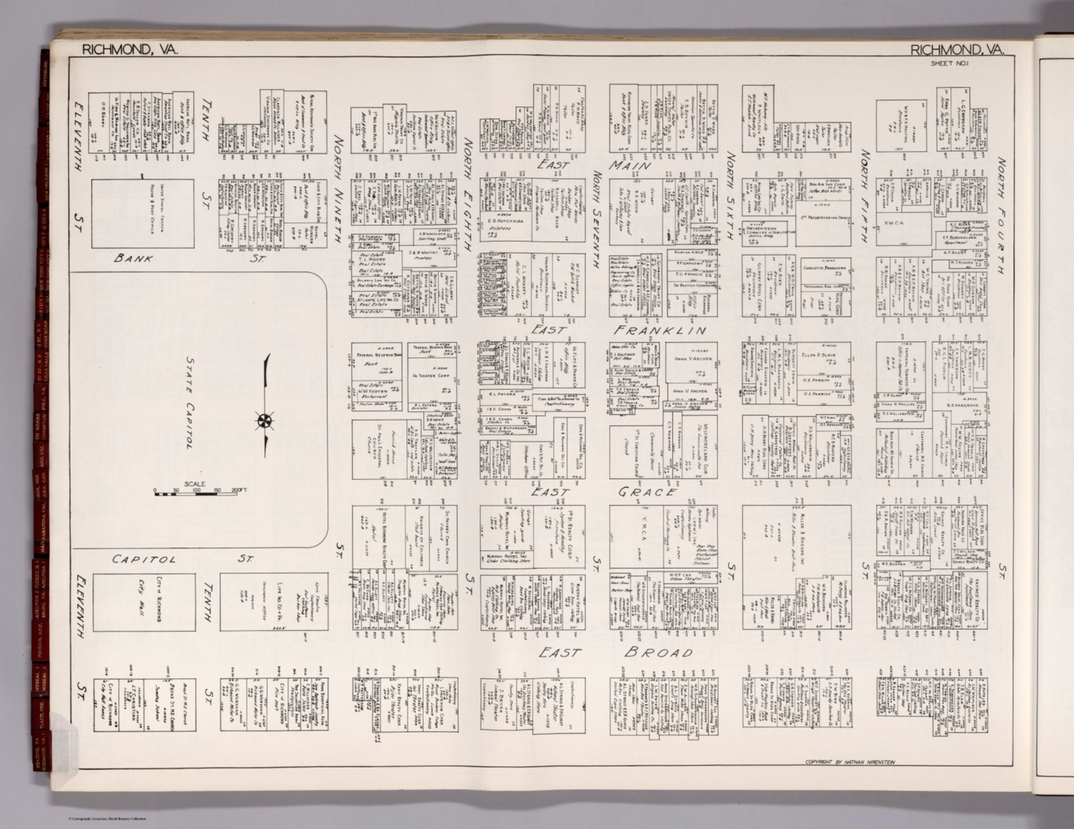 Richmond (Virginia). Sheet No. 1. David Rumsey Historical Map Collection
