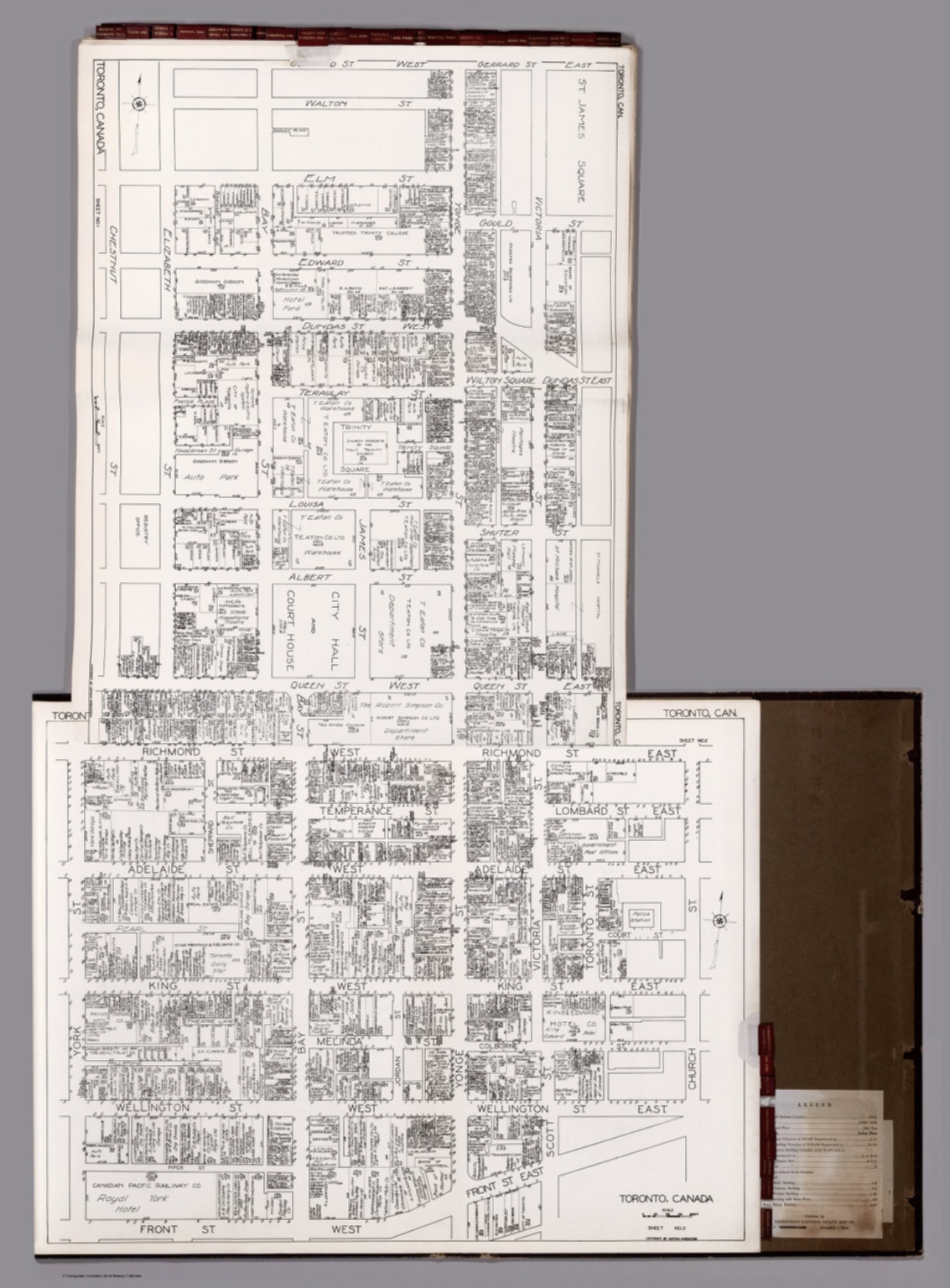 Composite Toronto (Ontario). Sheet No. 12. David Rumsey Historical