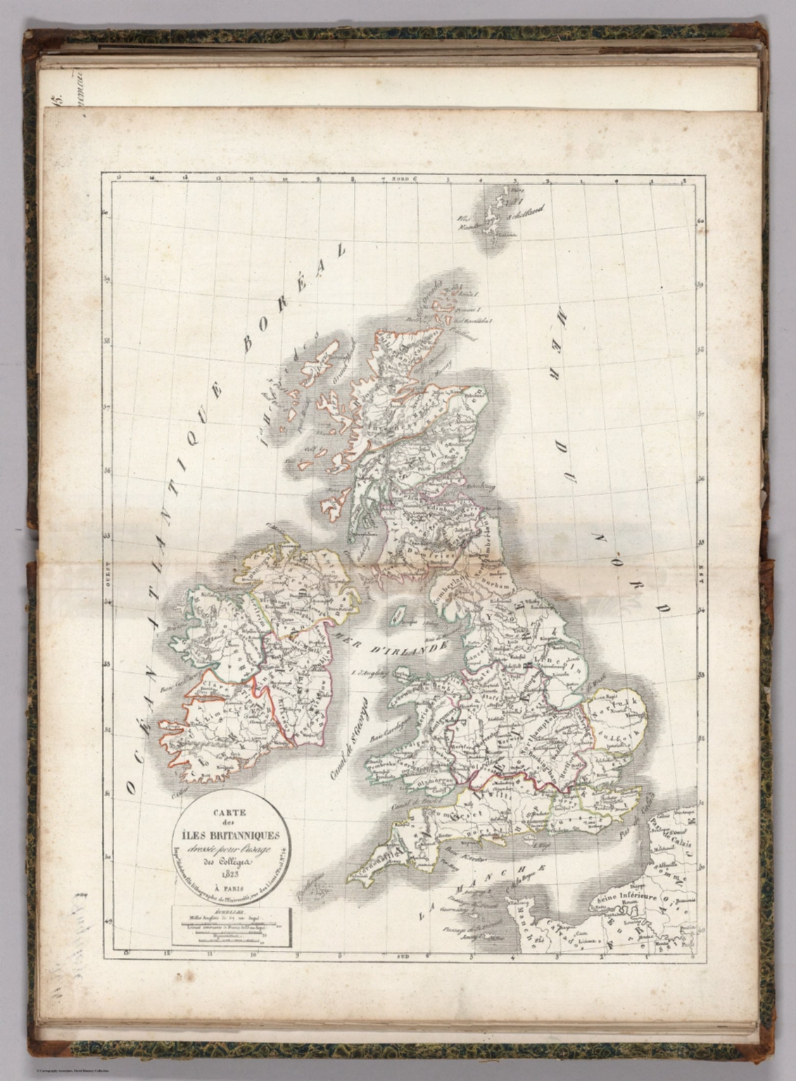 Carte des Iles Britanniques - David Rumsey Historical Map Collection