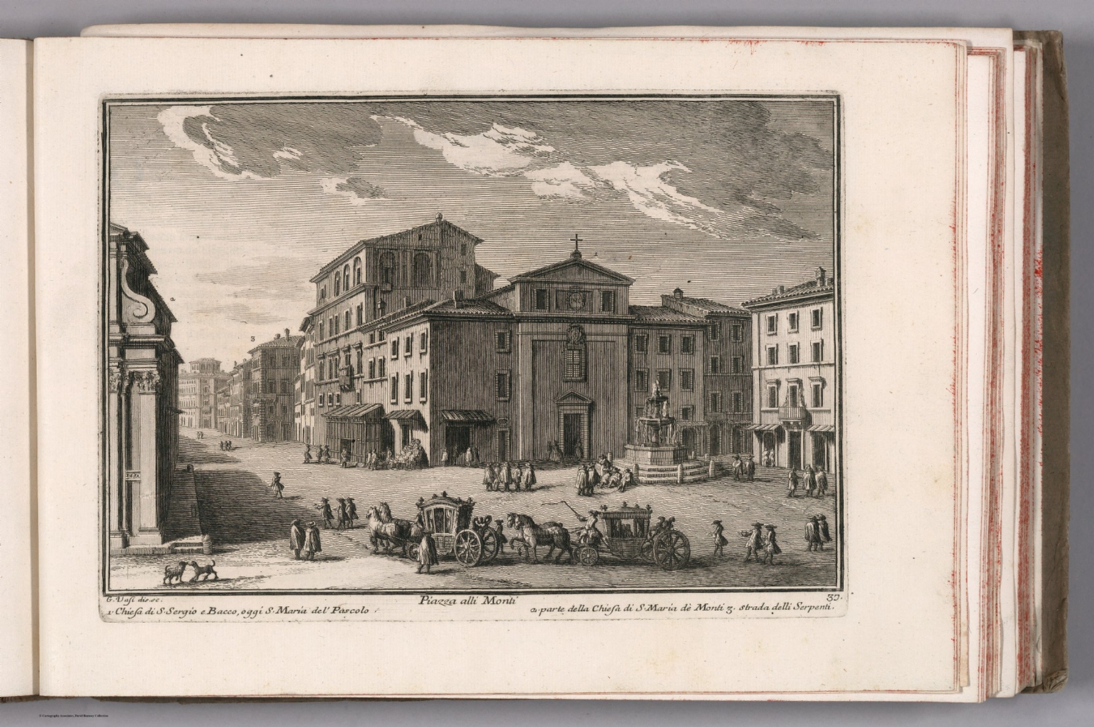 V.1: Libro secondo: 37: Piazza alli Monti - David Rumsey Historical Map ...