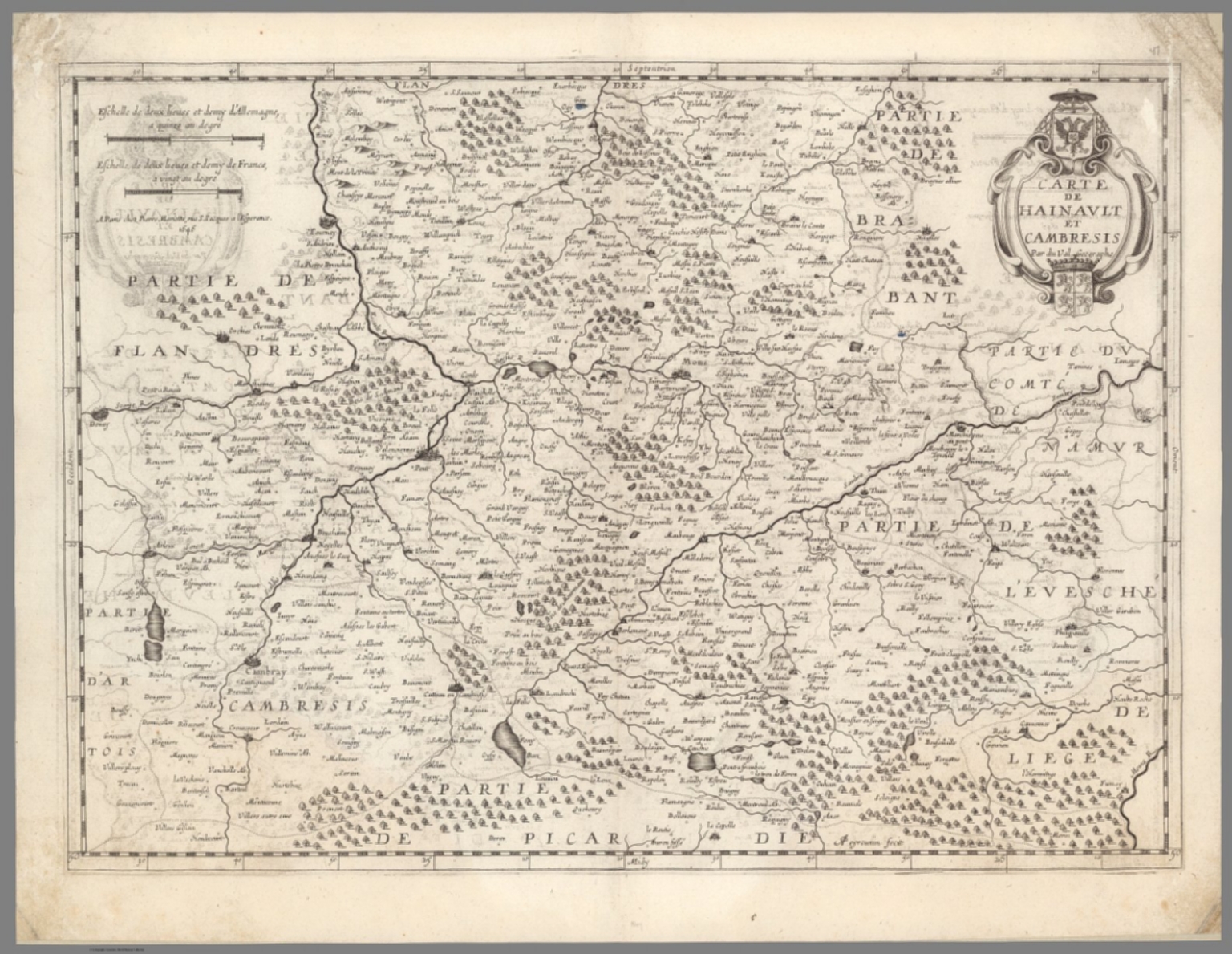 Carte de Hainault et Cambresis - David Rumsey Historical Map Collection