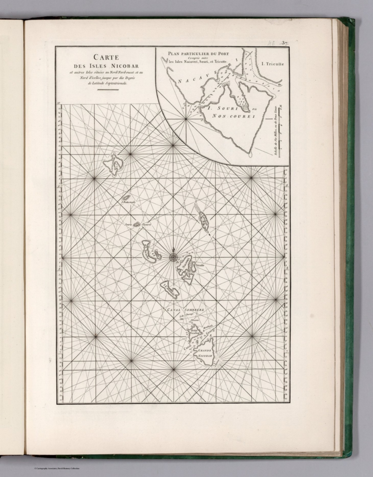Carte Des Isles Nicobar David Rumsey Historical Map Collection