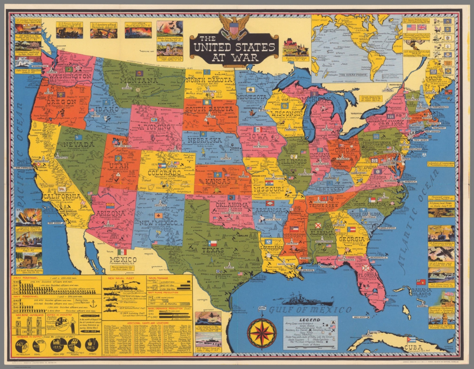 The United States at War David Rumsey Historical Map Collection