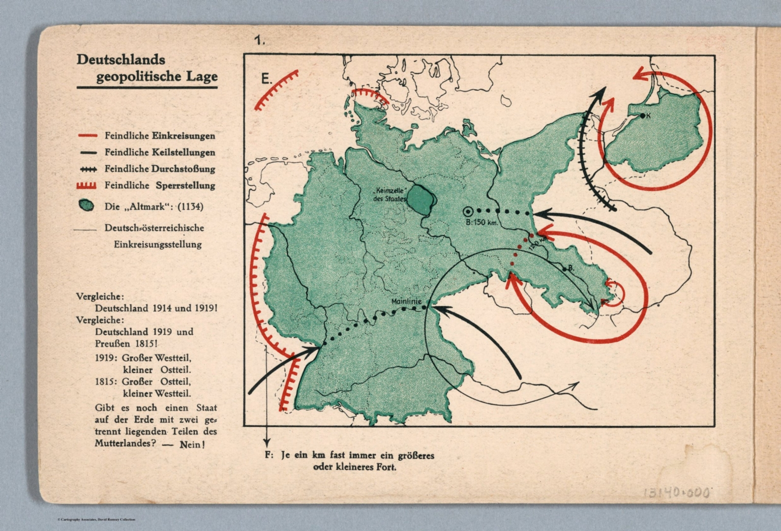 Deutschlands Geopolitische Lage - David Rumsey Historical Map Collection