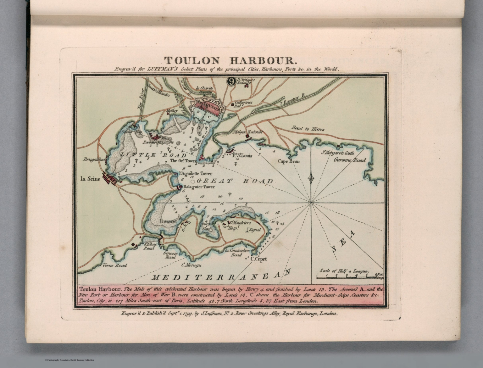 Plate 9 from Vol. 1 Toulon Harbour David Rumsey Historical Map Collection