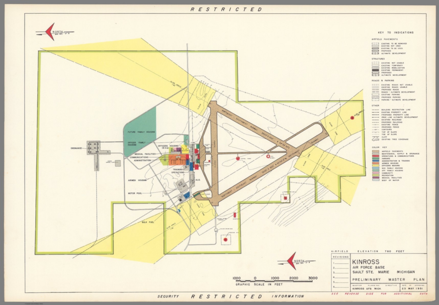 Kinross Air Force Base Sault Ste. Marie Michigan Preliminary master