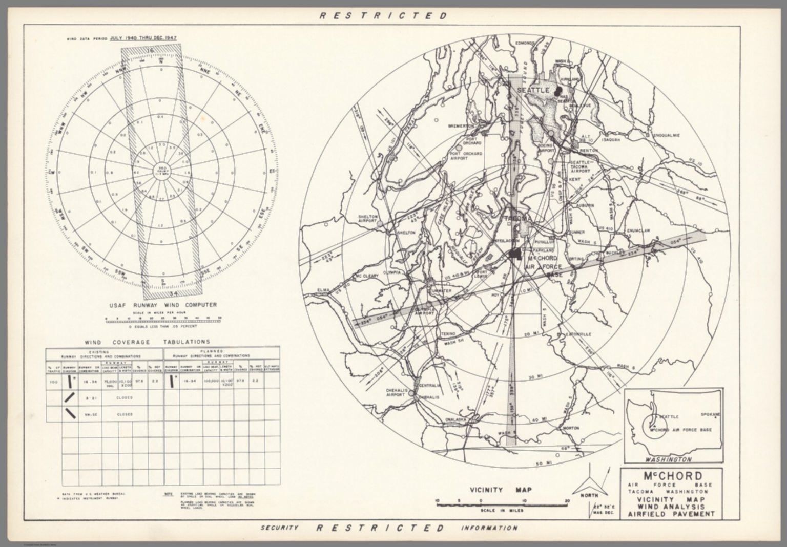 McChord Air Force Base Washington Vicinity map David