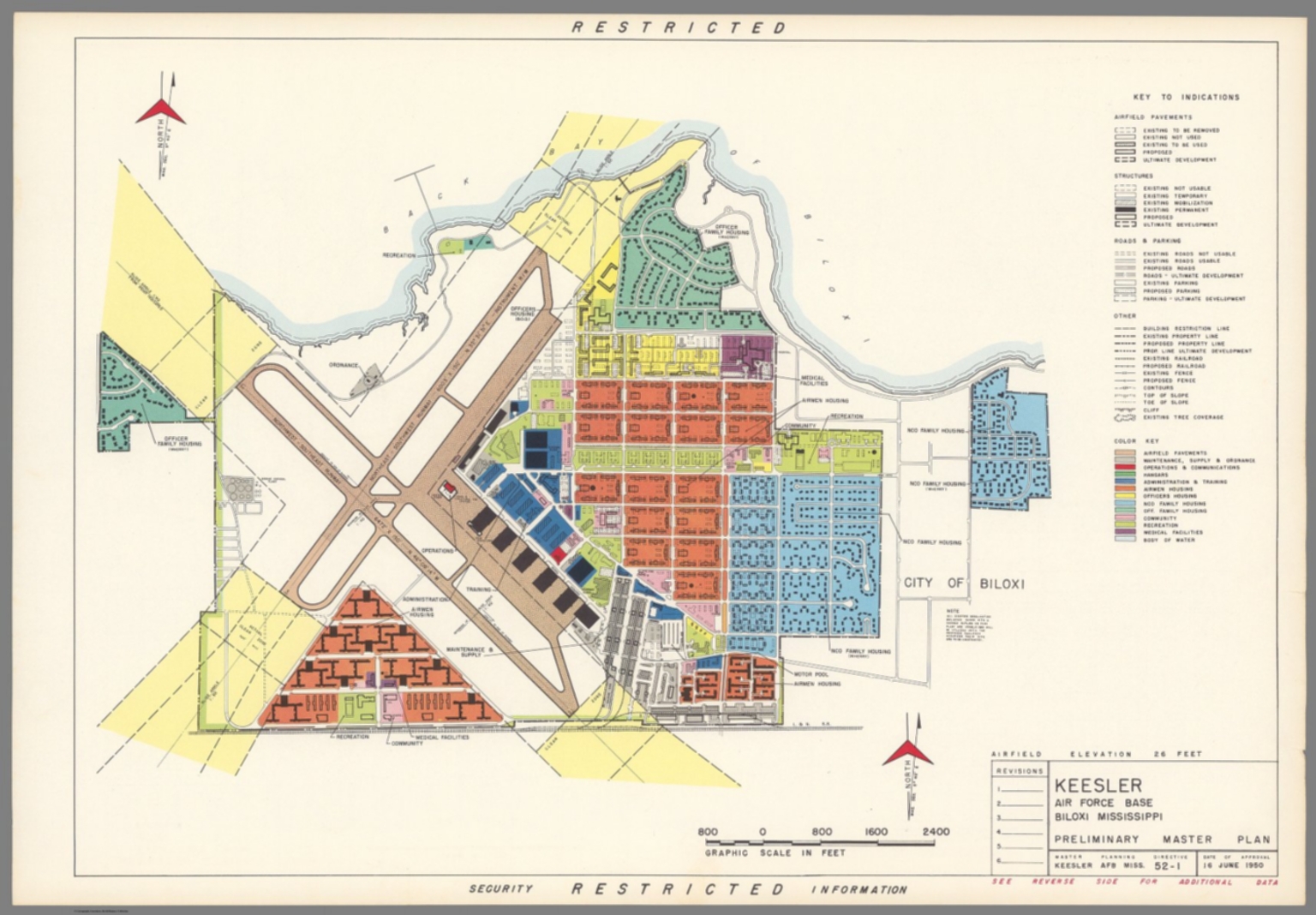 Keesler Air Force Base Biloxi Mississippi Preliminary master plan