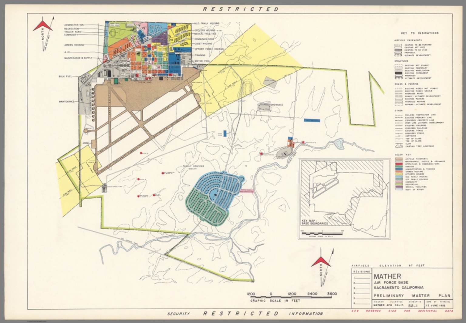 Mather Air Force Base Sacramento California Preliminary Master Plan 