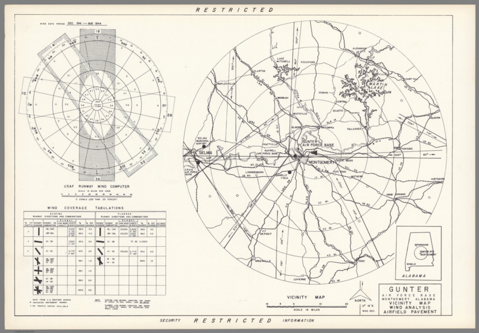 Gunter Air Force Base Montgomery Alabama Vicinity map David