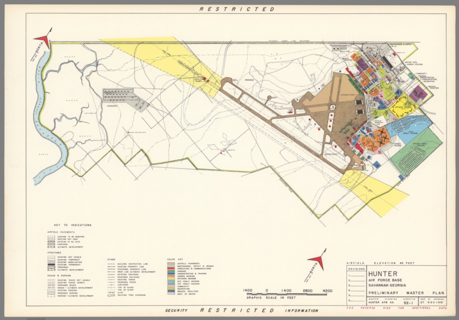 Hunter Air Force Base : Savannah Georgia : Preliminary master plan