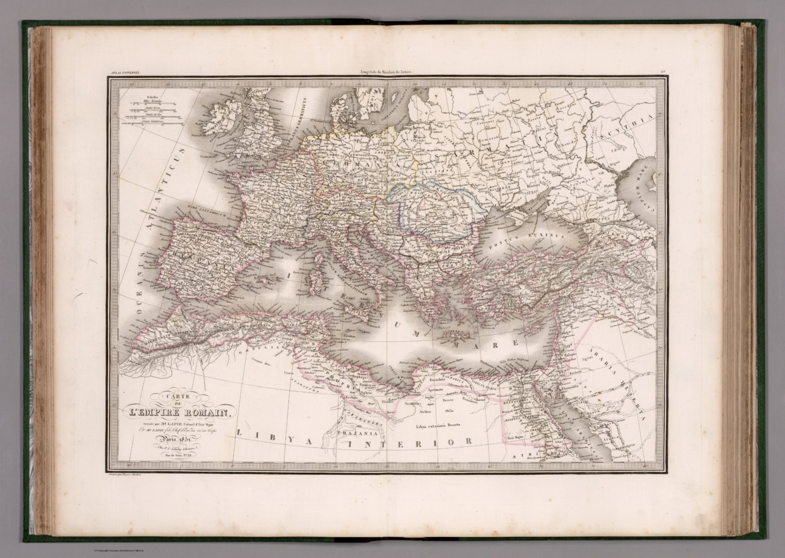 Carte De Lempire Romain David Rumsey Historical Map Collection