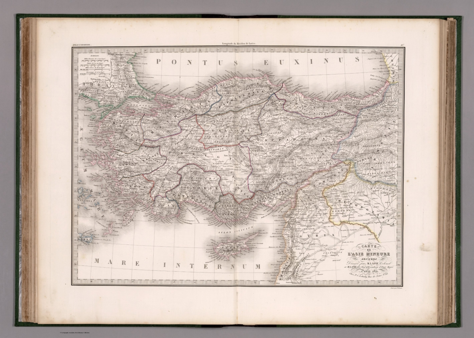 Carte de l'Asie Mineure Ancienne. David Rumsey Historical Map Collection Carte de l'Asie Mineure Ancienne. David Rumsey Historical Map Collection