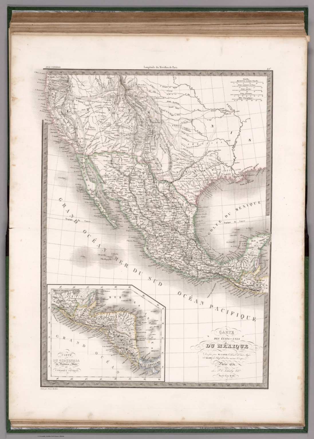Carte des Etats-Unis du Mexique - David Rumsey Historical Map Collection