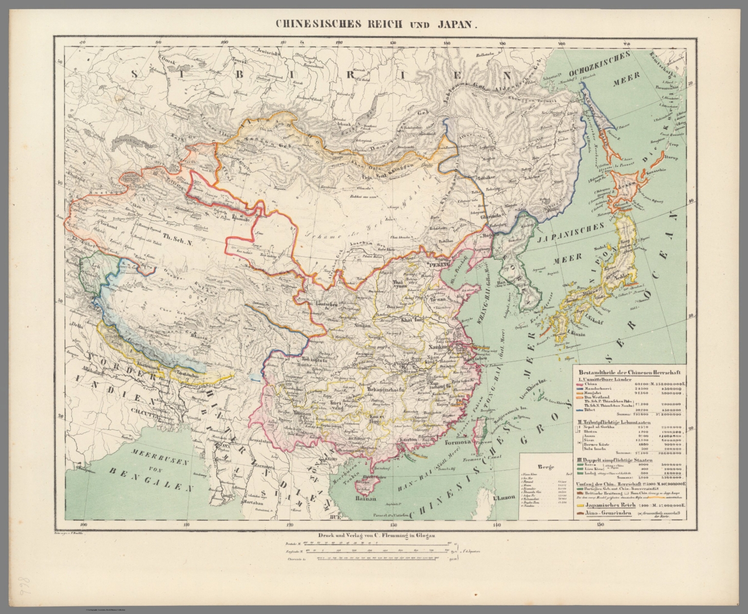 No. 86b. Chinesisches Reich und Japan. - David Rumsey Historical Map Collection