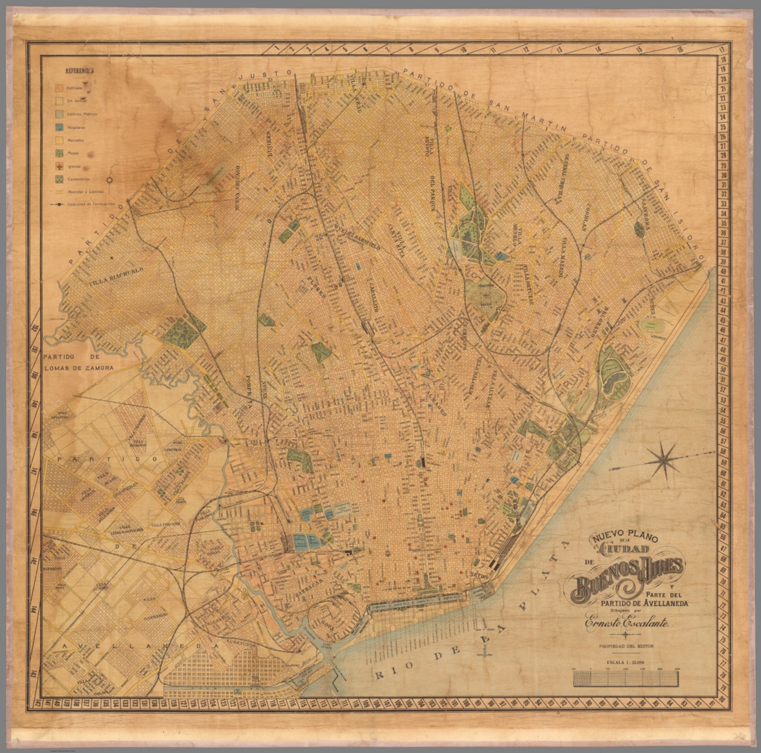 Nuevo Plano De La Ciudad De Buenos Aires - David Rumsey Historical Map ...