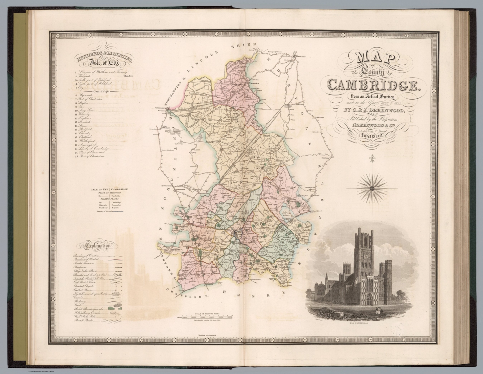 Map of the county of Cambridge - David Rumsey Historical Map Collection