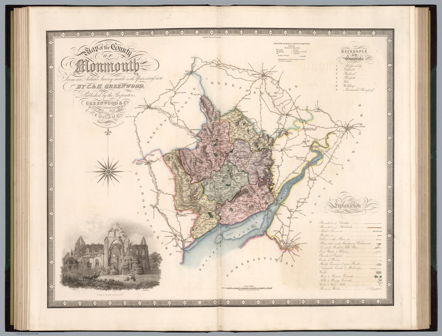 Map of the county of Monmouth David Rumsey Historical Map Collection