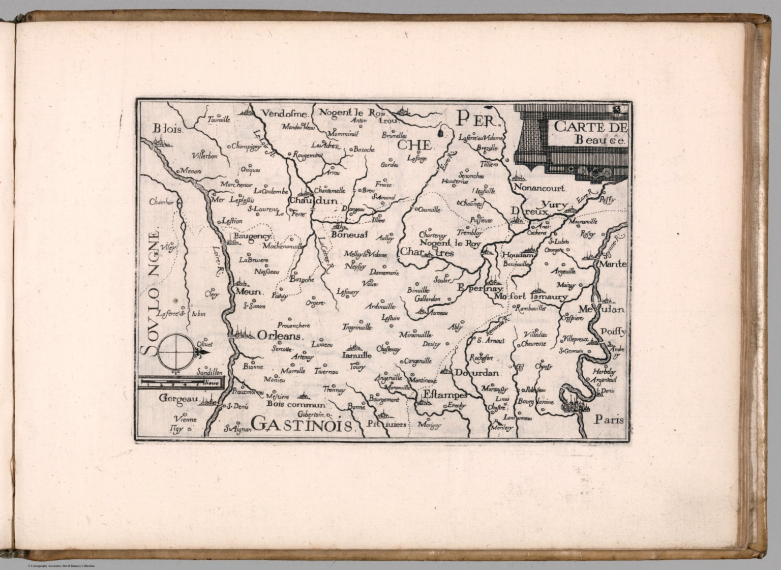 Carte de Beauce David Rumsey Historical Map Collection