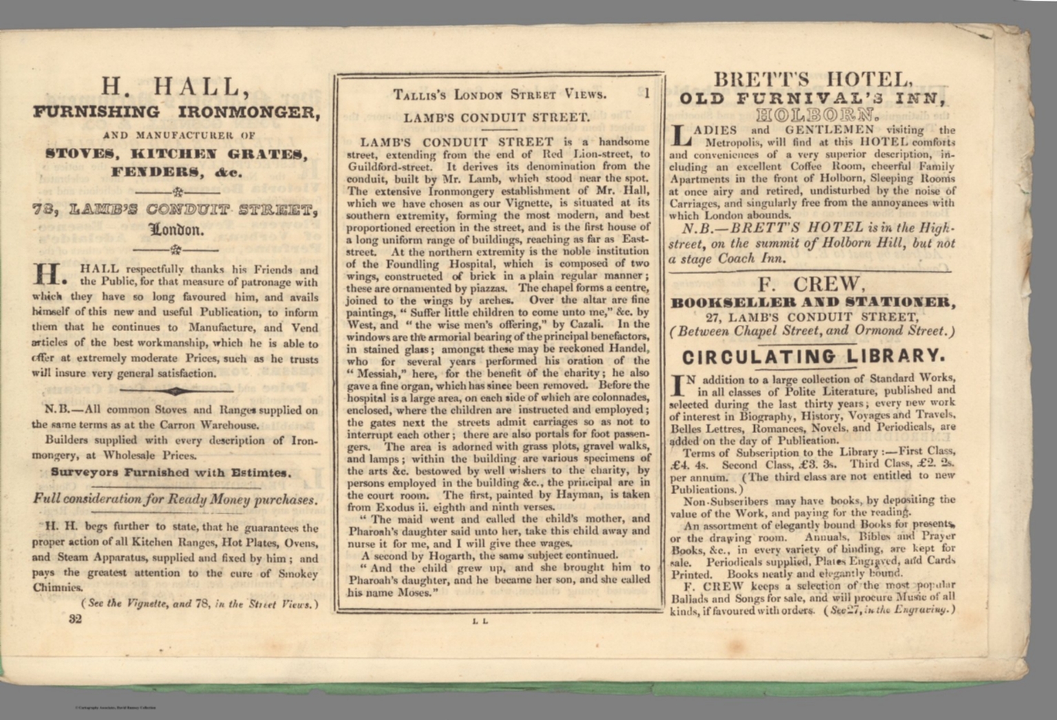 Text No. 32.] Lamb's Conduit Street (1). David Rumsey Historical Map
