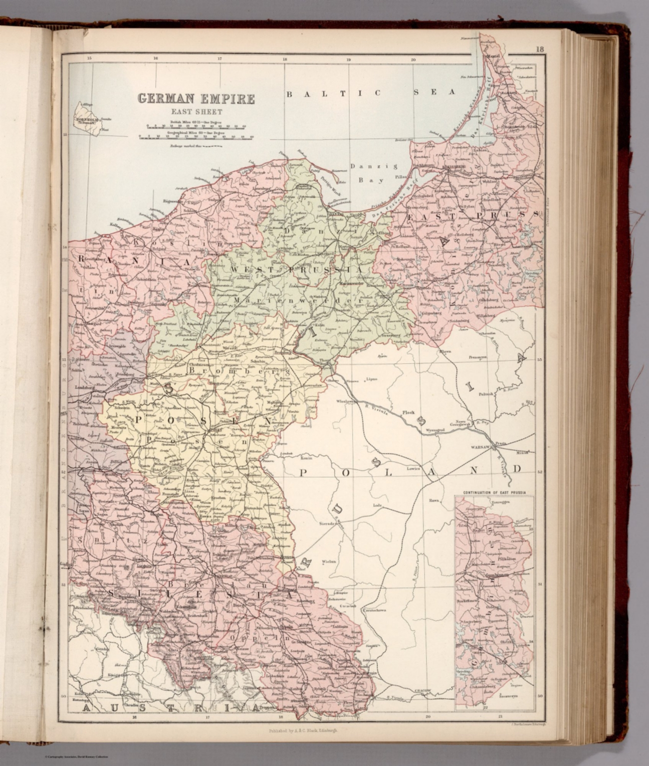 German Empire Map Historical Printable