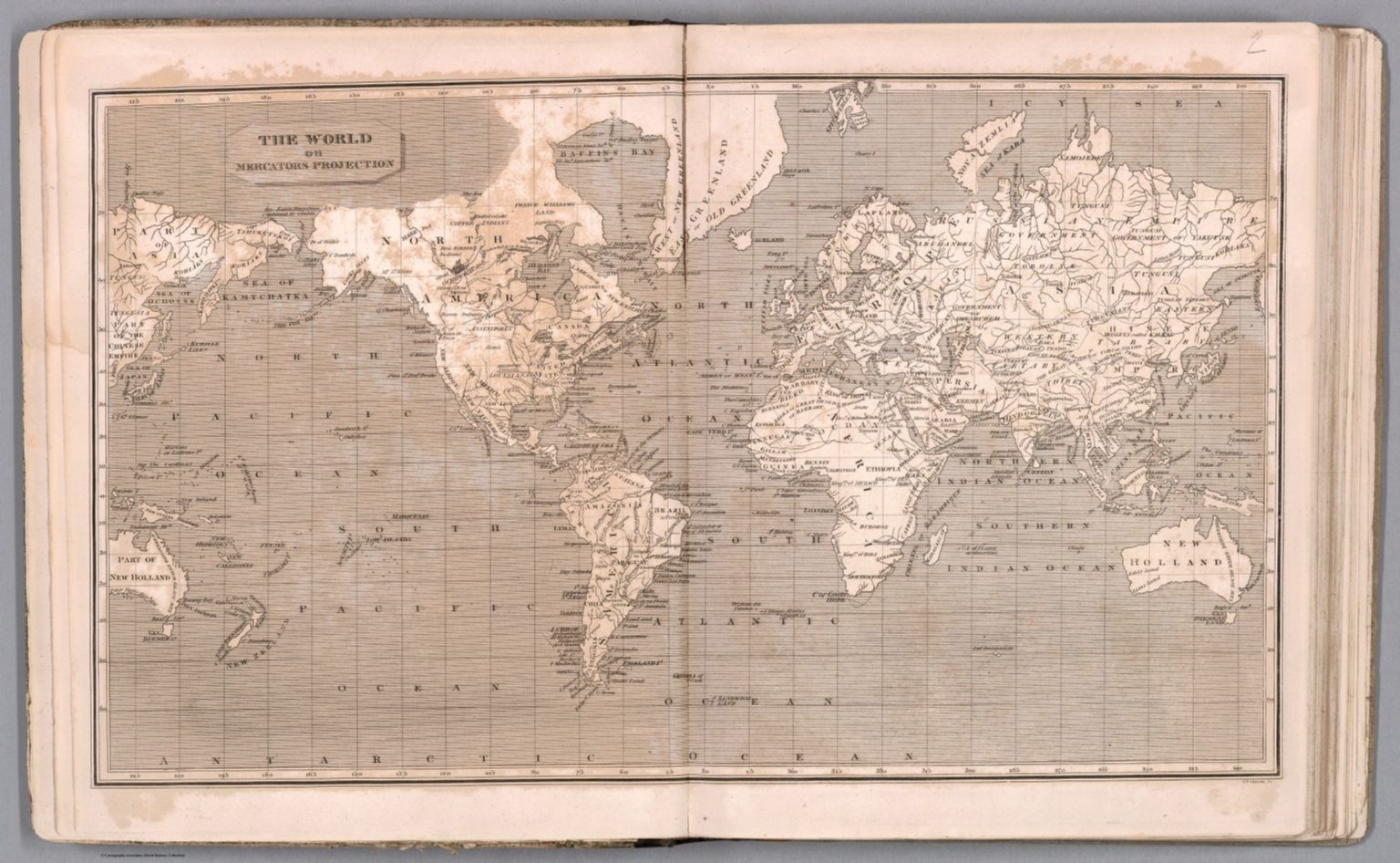 The world on Mercators projection - David Rumsey Historical Map Collection