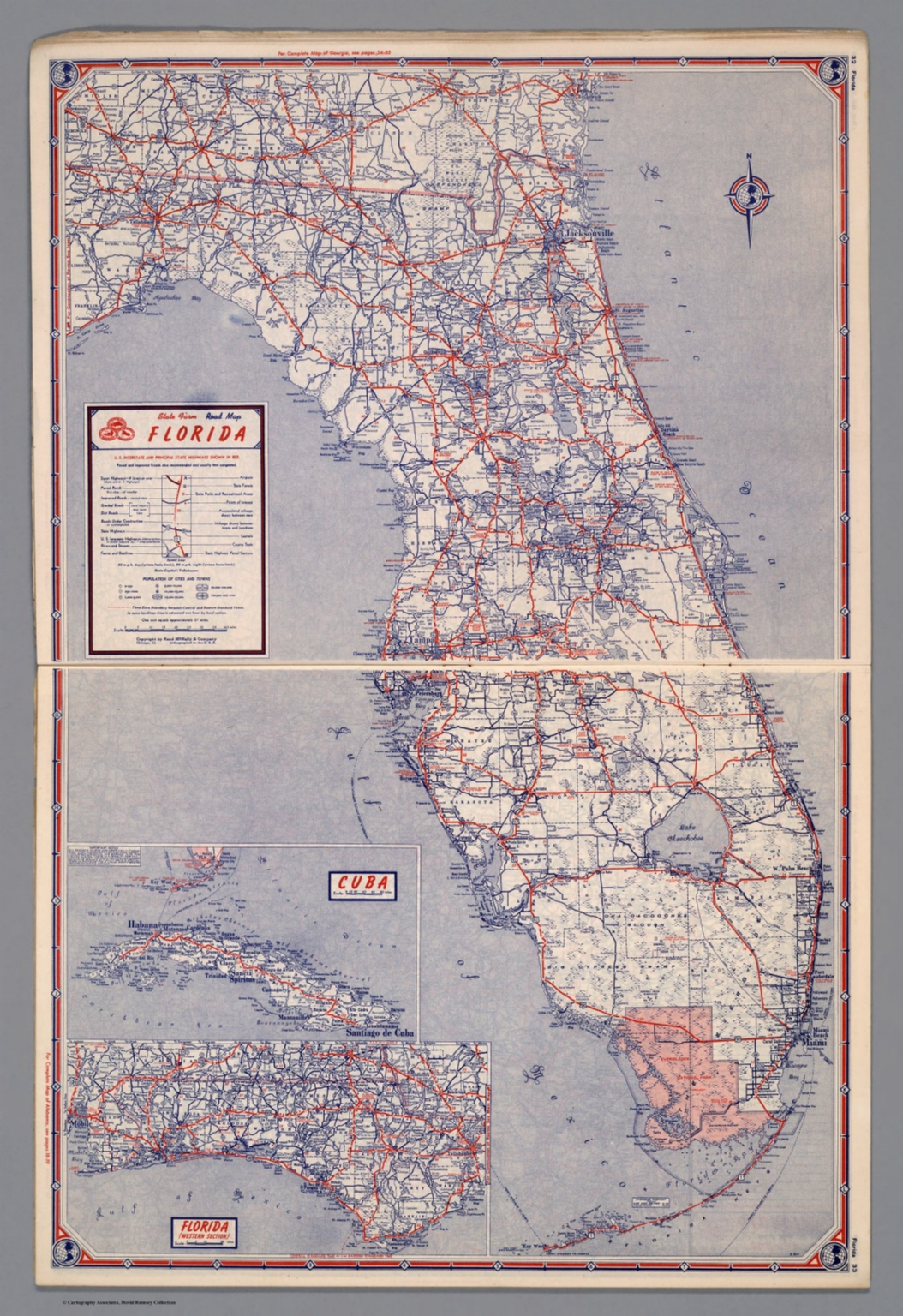 State Farm Road map: Florida - David Rumsey Historical Map Collection