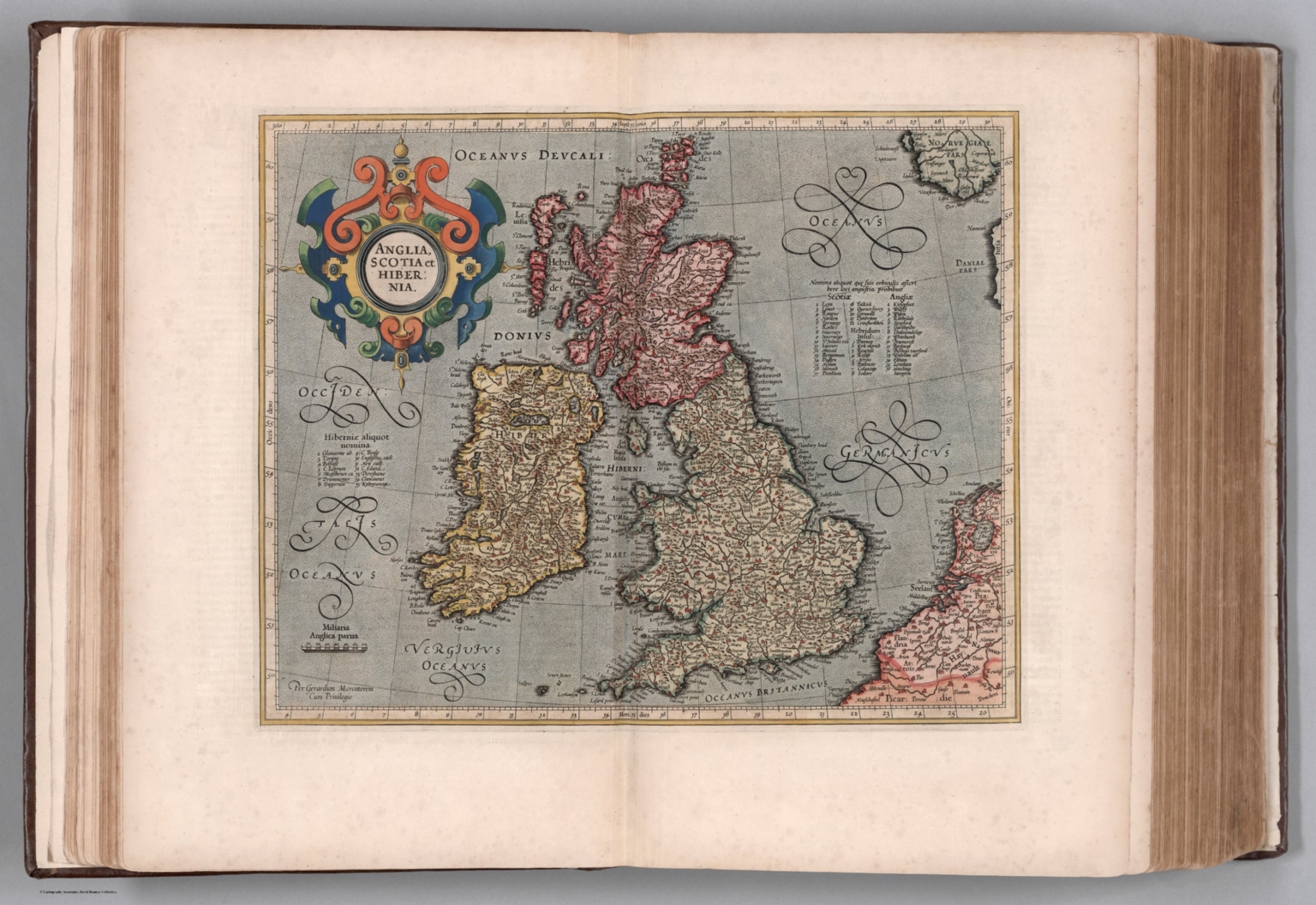 Anglia Scotia Et Hibernia David Rumsey Historical Map Collection