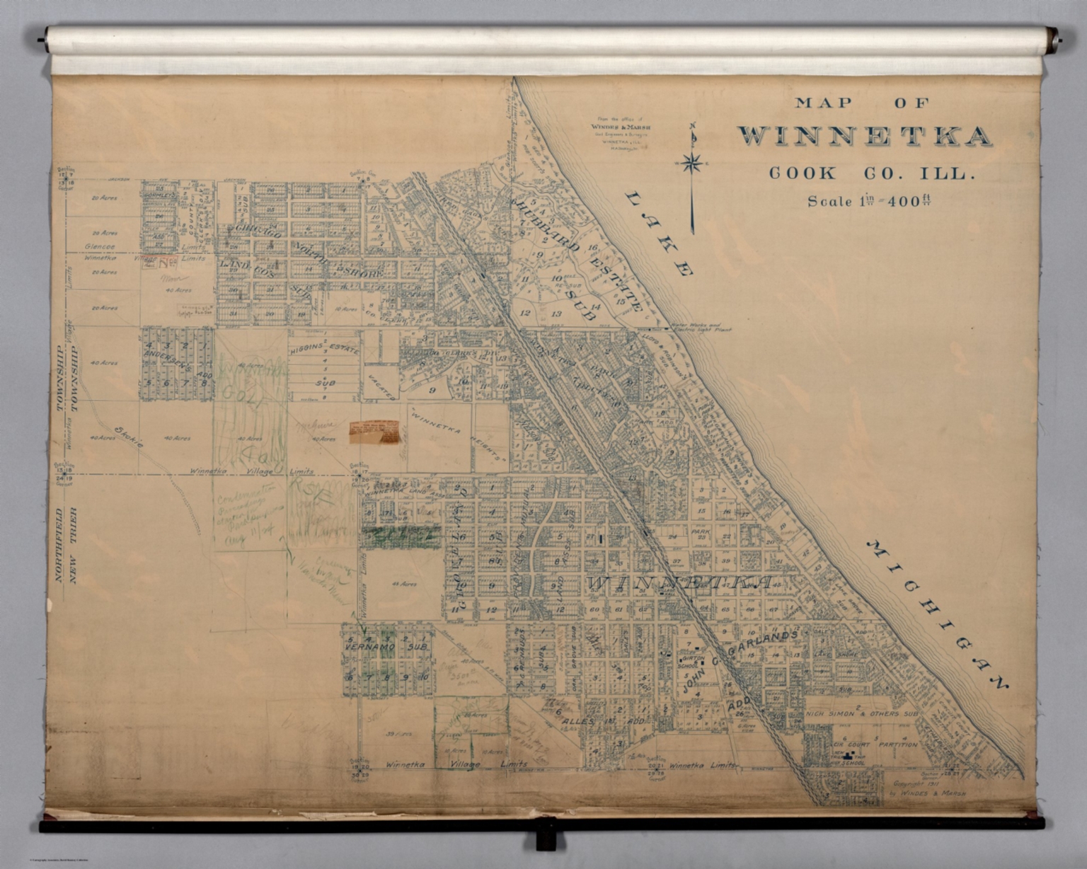 Map of Cook Co. Ill. David Rumsey Historical Map Collection