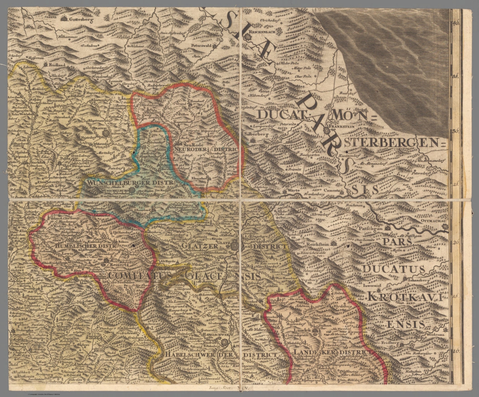 Section 10 Mappa Chorographica Novissima Et Completissima Totius Regni Bohemiae David Rumsey 7664