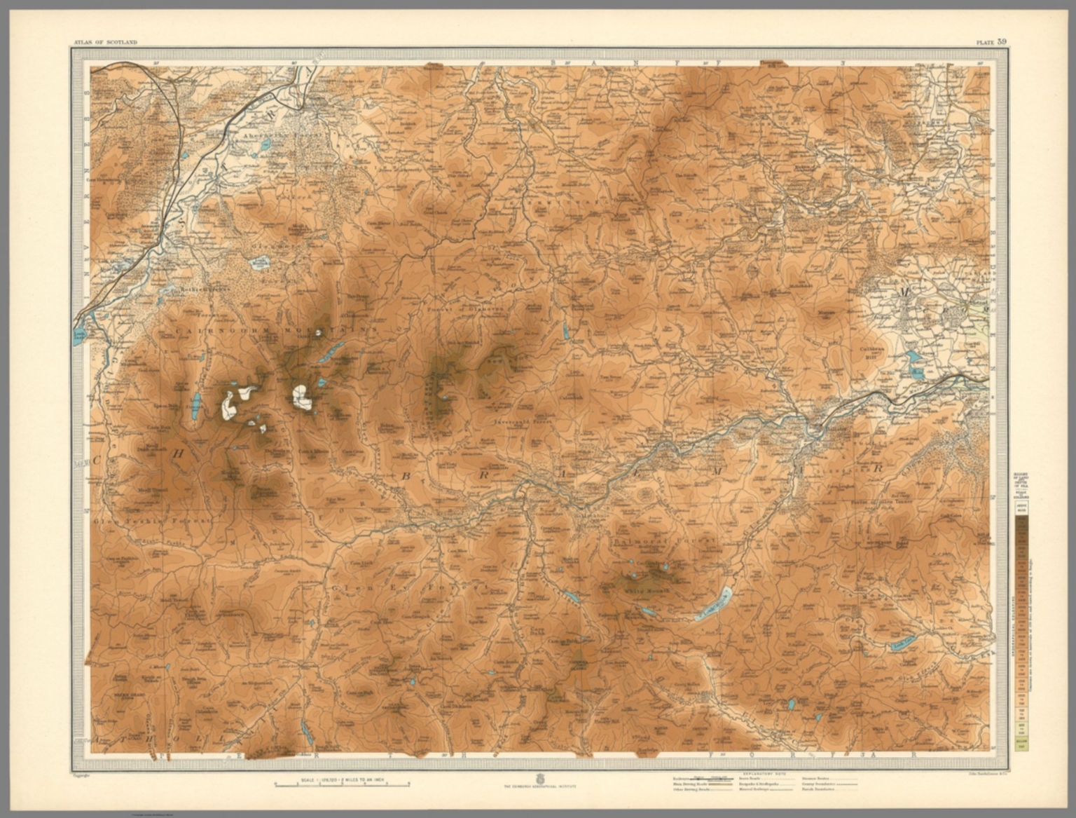 Plate 39. Section-Map Braemar. - David Rumsey Historical Map Collection