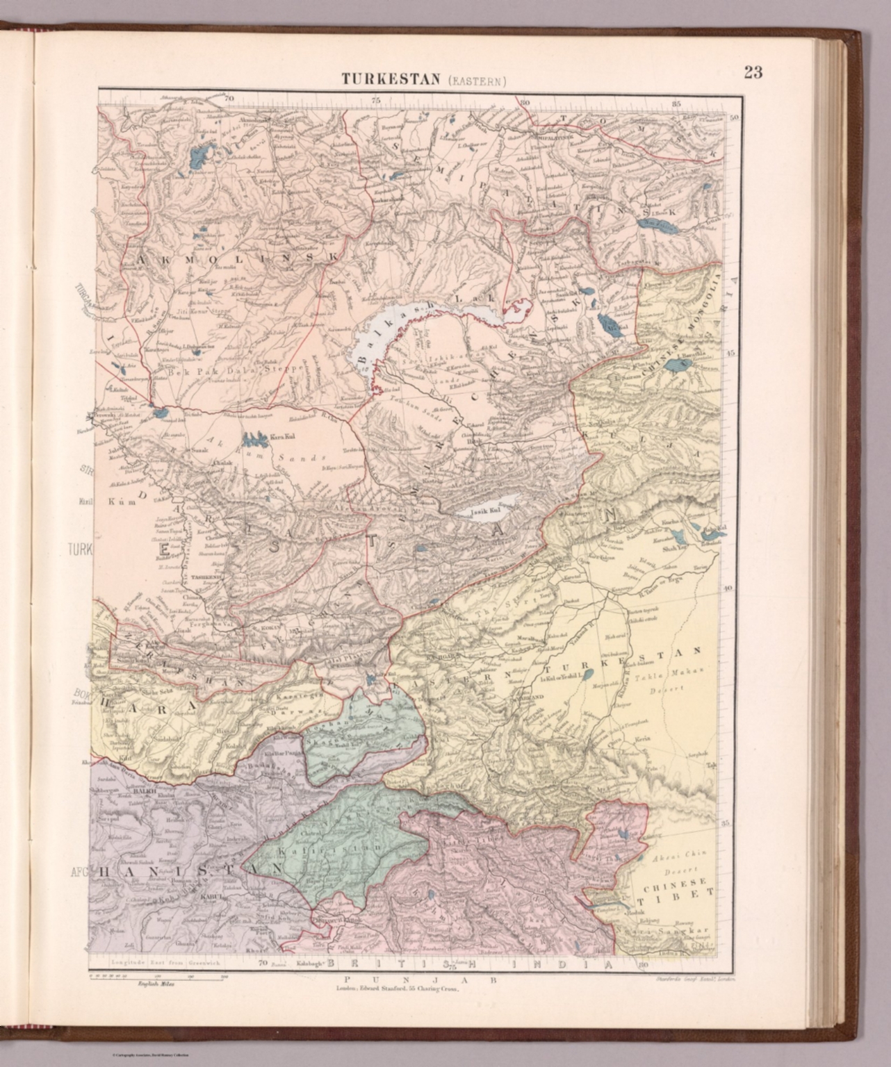 23. Turkestan, East. - David Rumsey Historical Map Collection