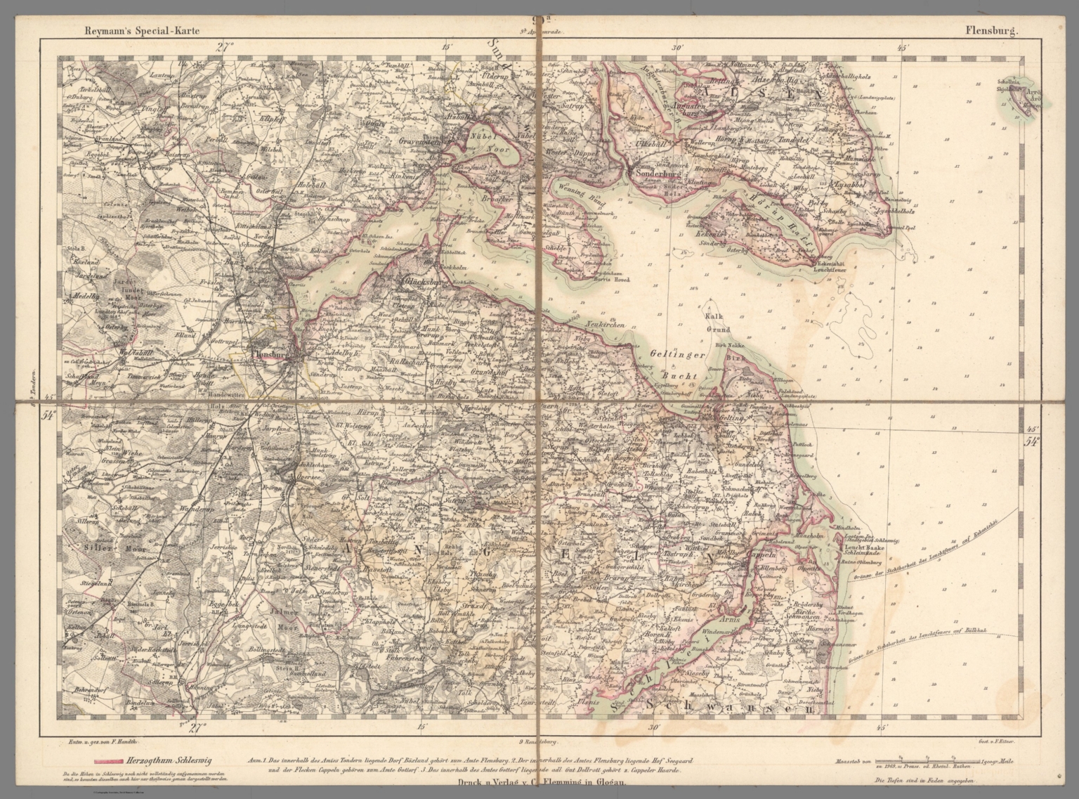 9A Flensburg - David Rumsey Historical Map Collection